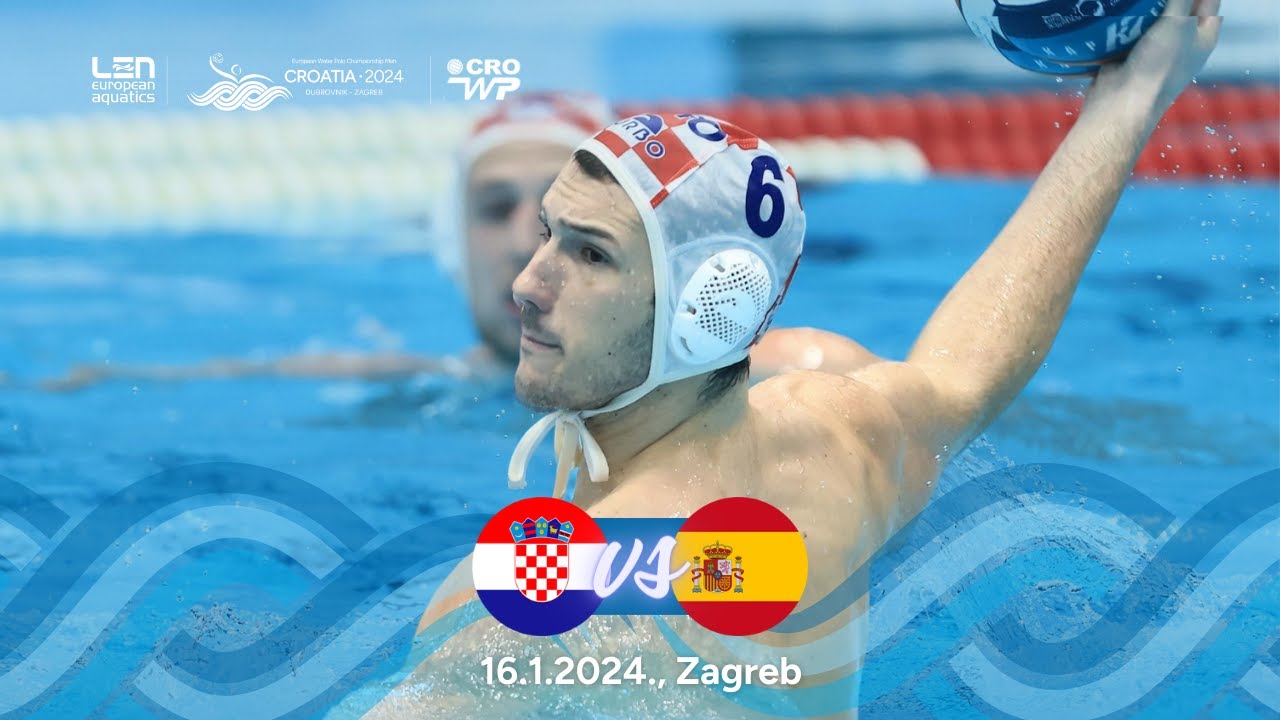 EWPC Croatia 2024: Hrvatska - Španjolska, isječci s utakmice