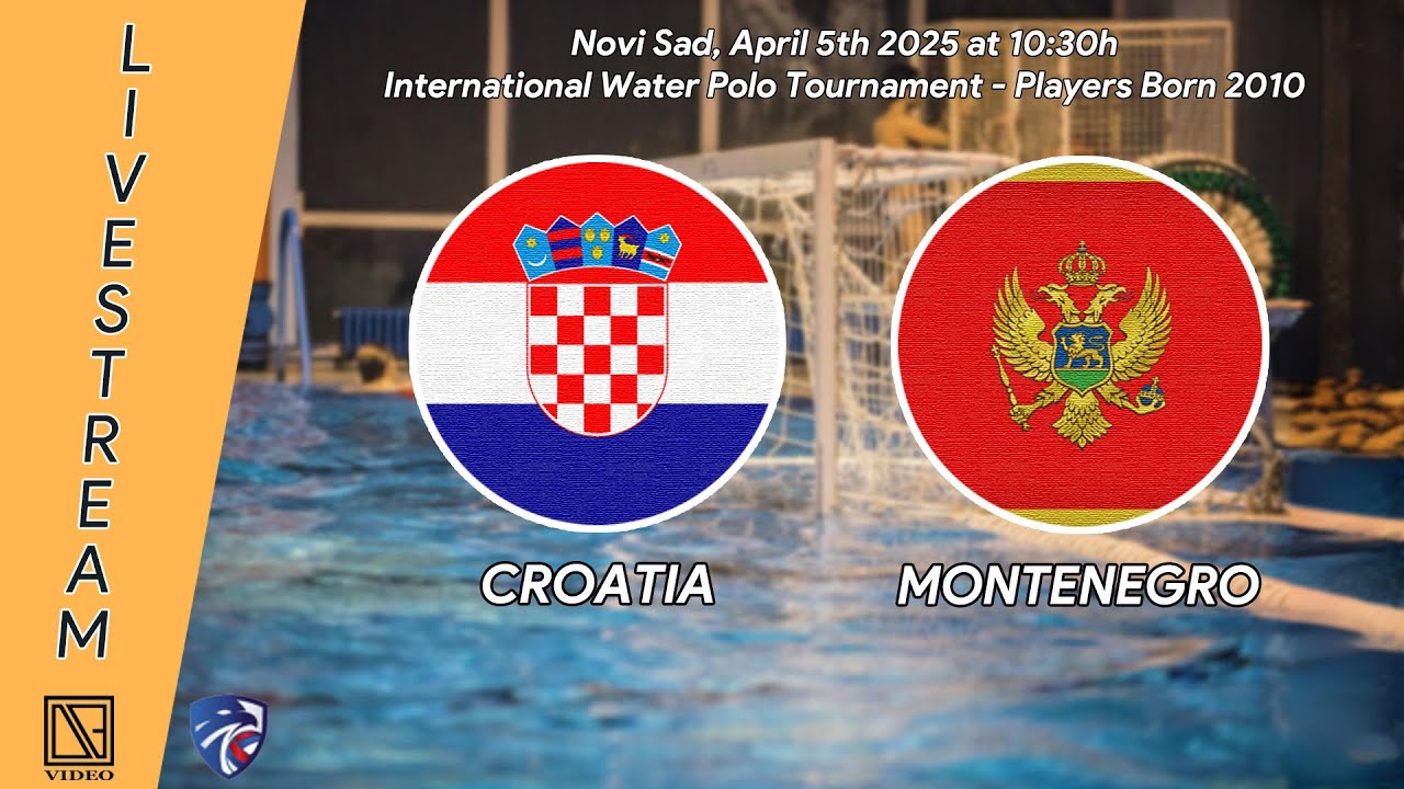 CROATIA - MONTENEGRO (Full match Livestream) [05.04.2025.]