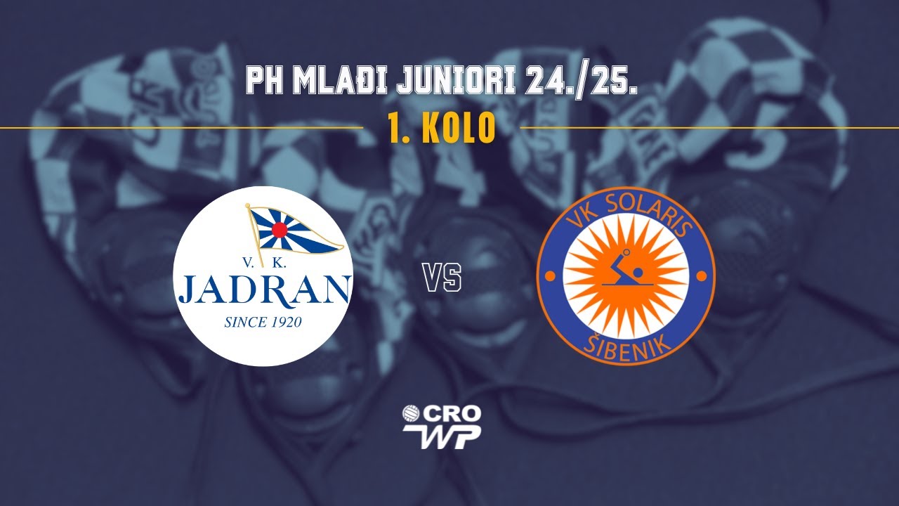 Jadran - Solaris, PH mlađi juniori 24./25., 1. kolo