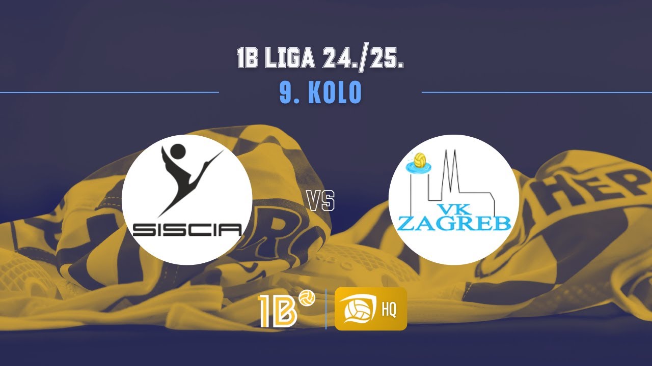 Siscia - Zagreb, 1B liga 24./25., 9. kolo