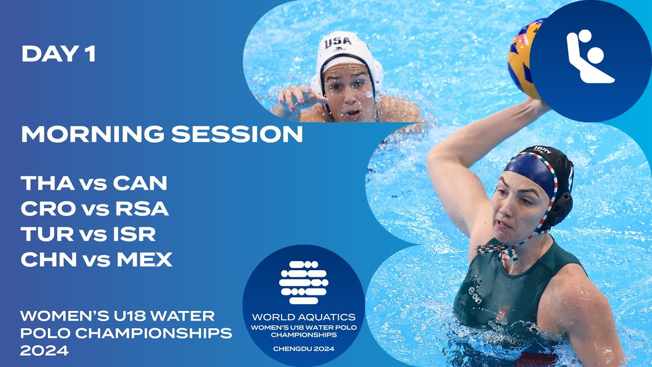 Morning Session | Day 1 | World Aquatics Women’s U18 Water Polo Championships 2024