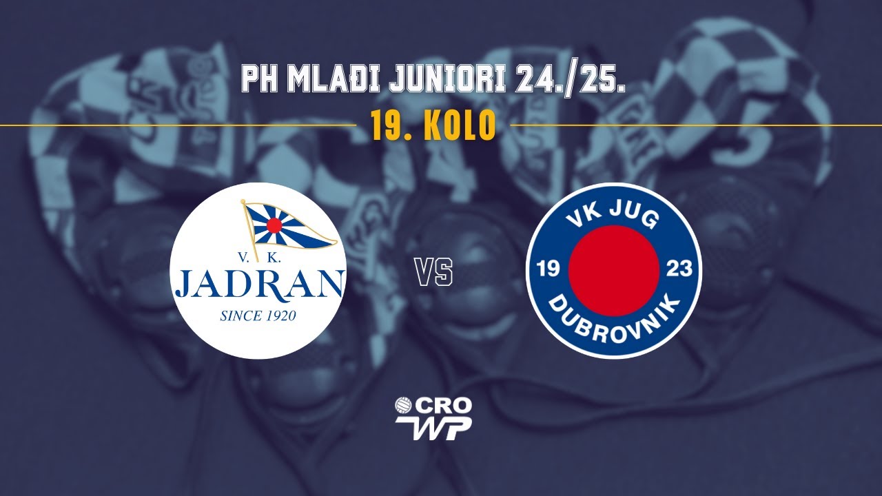 Jadran - Jug Adriatic osiguranje, PH mlađi juniori 24./25., 19. kolo
