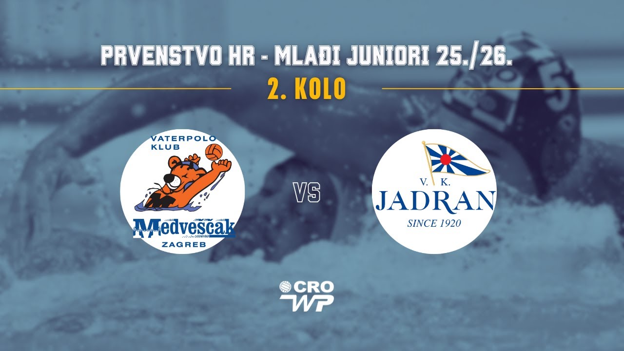 Medveščak - Jadran, PH mlađi juniori 25./25., 2. kolo