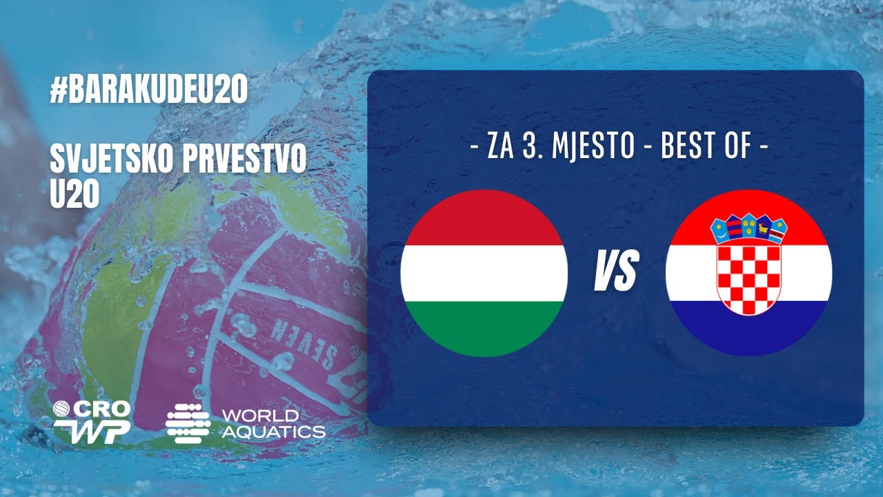 Bronze medal match: HUNGARY vs CROATIA - U20 World Championship 2025 Zagreb