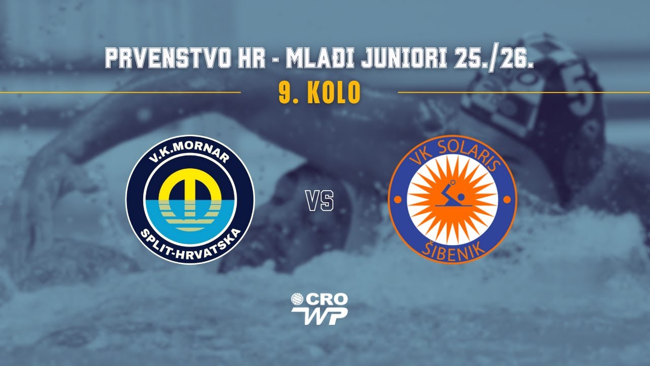 Mornar - Solaris, PH mlađi juniori 25./26., 9. kolo