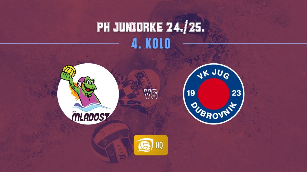 ŽAVK Mladost – ŽVK Jug, Finalni turnir PH juniorke 24./25., 4. kolo