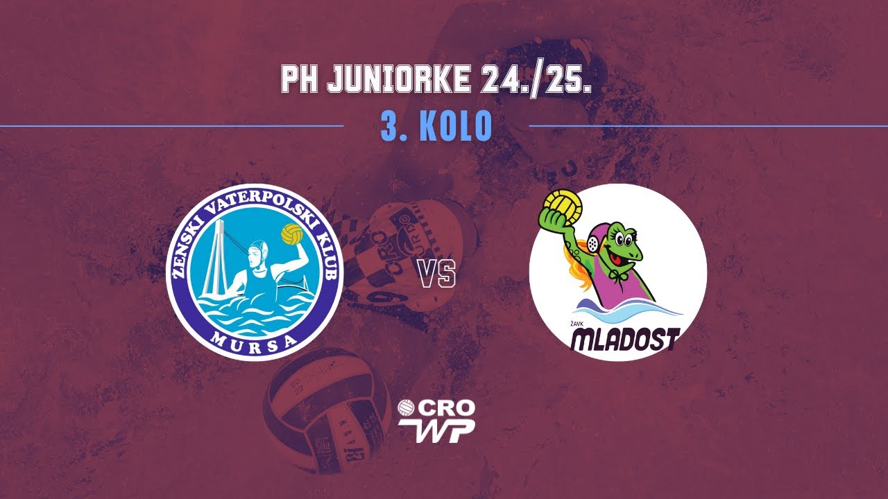 ŽVK Mursa – ŽAVK Mladost, Finalni turnir PH juniorke 24./25., 3. kolo