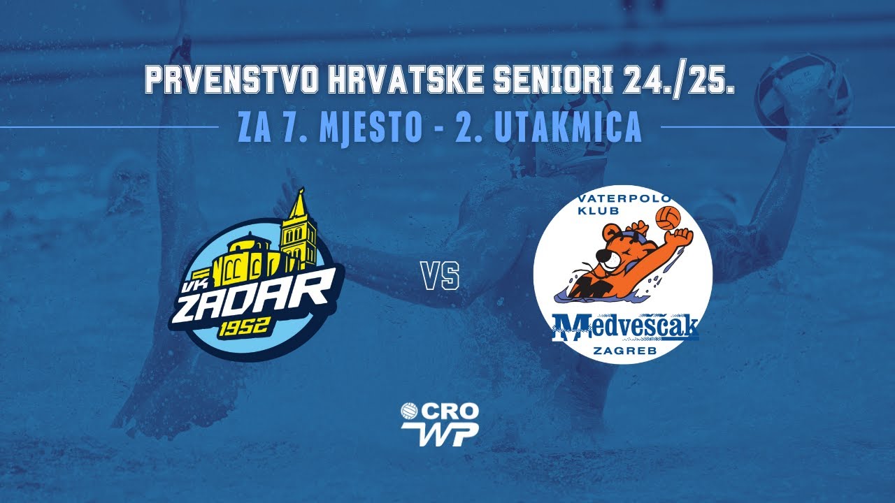 Zadar 1952 - Medveščak, PH seniori 24./25., utakmica za 7. mjesto (2)