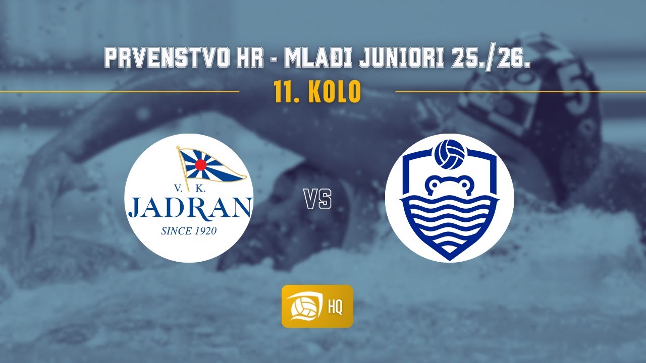 Jadran - Mladost, PH mlađi juniori 25./26., 11. kolo