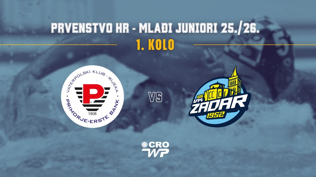 Primorje - Zadar 1952, PH mlađi juniori 25./26., 1. kolo